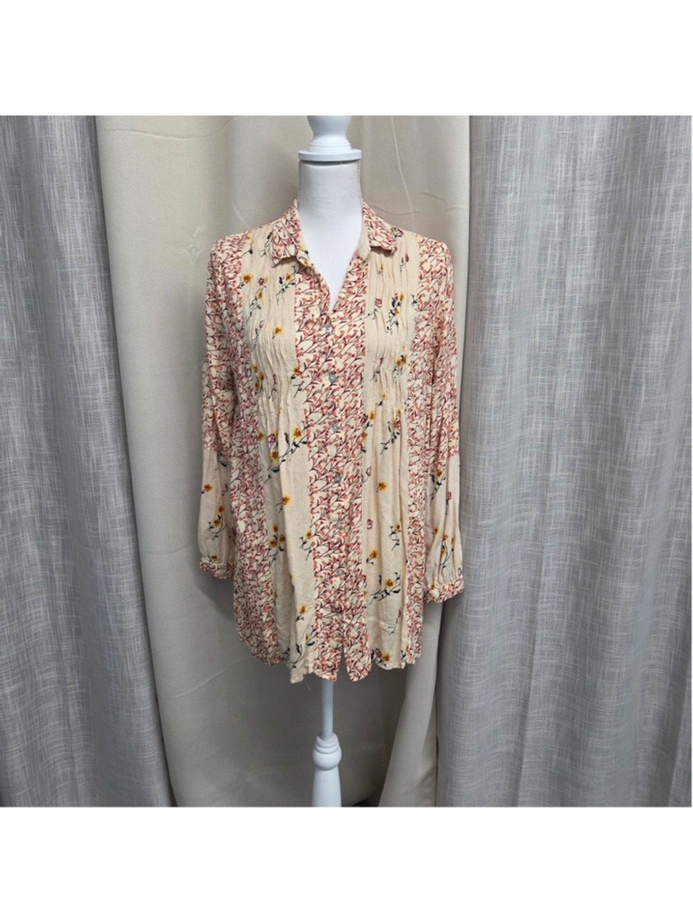 Jane & Delancey Floral Cottagecore Boho Peasant-Style Size L